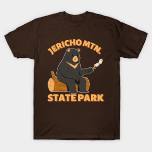 Jericho Mountain State Park Camping Bear T-Shirt